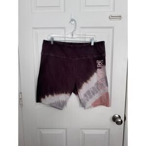 Disney -Mickey Mouse- tie dye biker shorts- Grey/Pink- Size XXL